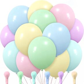 126 قطعة من بالونات باستيل من كاديا، بالونات ماكرون بأحجام مختلفة، وردي أصفر وأزرق وأخضر وأرجواني، بالونات هيليوم لاتكس لأعياد الميلاد، وحفلات استقبال المولود الجديد، وحفلات الزفاف، وحفلات قوس قزح، ومستلزمات تزيين حفلات الأقحوان in Kuwait