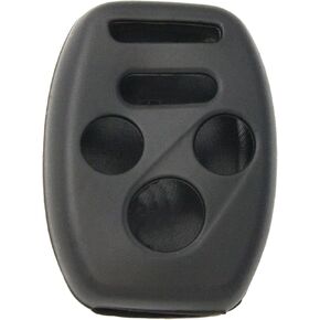 Keyless2Go Silicone Cover Protective Case for 4 Button Remote Keys KR55WK49308 MLBHLIK-1T OUCG8D-380H-A (1 Pack) - Black