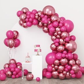 RUBFAC 138pcs Black Balloons Latex Balloons Different Sizes 18 12 10 5 Inch Party Balloon Kit for Halloween Birthday Party Graduation Baby Shower Wedding Holiday Balloon Decoration