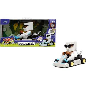 Jada Toys Fart Karts Cool Wipes Pull Back Car, 3.5" Toys for Kids Ages 6+ (32789)