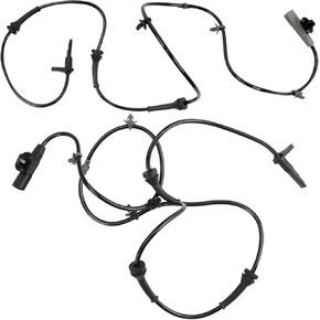 TRQ Rear ABS Wheel Speed Sensor Set Compatible with 2009-2013 Nissan Altima 2009-2014 Maxima