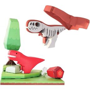 HALFTOYS: My Cute and Crafty Pet Dinosaur, T-Rex (Craft, Magnet, Puzzle, Play and Display!)
