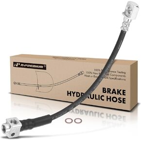 A-Premium Rear Driver Brake Hydraulic Hose Compatible with Chevy, Buick, GMC, Isuzu, Oldsmobile and Saab Models - SSR, Trailblazer, Rainier, Envoy, Envoy XL/XUV, Ascender, Bravada, 9-7x