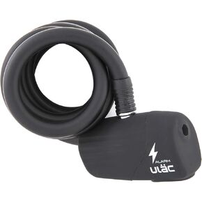The BEE 110dB Alarm Cable Lock, 12mm x 120cm (0.5in x 47in) Braided Steel Cable for Bike, Bicycle, Motorcycle,Scooter