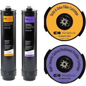 مجموعة خرطوشة بديلة Kinetico K5 وK2 وVX وRX وKRO+. (الجزء رقم 9306B برتقالي و9461A أرجواني)