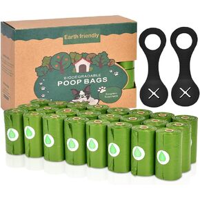 360 قطعة من أكياس براز الكلاب، أكياس نفايات قوية للكلاب، أكياس نفايات سميكة للغاية لتمشية الكلاب مع قطعتين من حامل أكياس براز الكلاب من السيليكون، 360 كيسًا إجمالاً، برائحة اللافندر in Kuwait