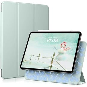 kenke Case for iPad Pro 11 Inch 4th/3rd/2nd/1st Generation (2022/2021/2020/2018 Model), Rebound Magnetic Slim Trifold Stand Smart Cover, Support 2nd Gen Pencil Charging, Auto Sleep/Wake, Gray