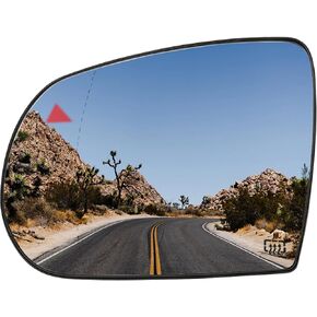 Right Passenger Side Mirror Replacement for Jeep Cherokee 2014 2015 2016 2017 2018 2019, for Jeep Compass 2017 2018 2019 2020 2021, Rear View Mirrors Glass with Power Heated & Blind Spot