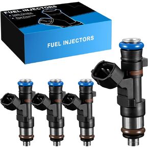 0280158130 2.5L L4 For:-Nissan Fuel Injectors Fits for Altima 2007-2013, Rogue 2008-2015, Sentra 2007-2012, FJ1020, 16600JA000, 16600JA00B (4 Pcs)