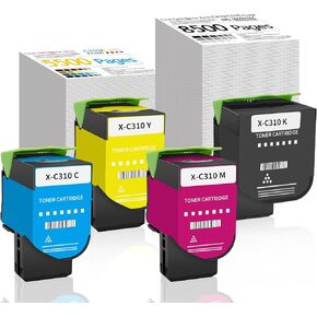 4-Pack for Xerox C310 C315 Toner Cartridge,5,500~8,500 Pages High Capacity Ink Cartridge Set Replacement 006R004356 006R004357 006R004358 006R004359 for Xerox C315DNI/DNIM Multifunction Color Printer