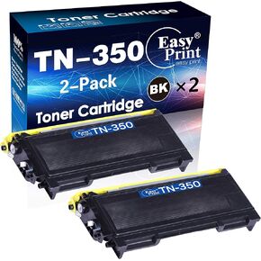 EASY PRINT EASY PRINT Compatible Toner Cartridge Replacement for TN-350, Black, 2 Pack