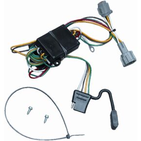 Tekonsha T-One® T-Connector Harness, 4-Way Flat, Compatible with Select Mercury Villager : Nissan Frontier, Quest,Black