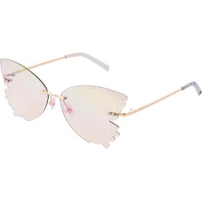 Betsey Johnson Women's Take Flight Butterfly Sunglasses