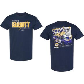 Chase Elliott #9 NASCAR 2024 NAPA Racing Trading Paint Navy T-Shirt