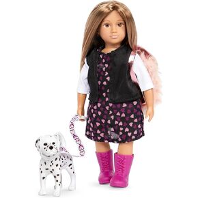 Lori – Mini Doll & Toy Dog – 6-Inch Doll & Puppy – Play Set with Outfit, Animal & Accessories – Playset for Kids – 3 Years + – Emmelina & Otis