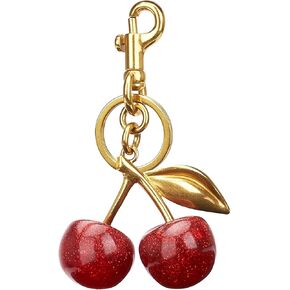 Cherry Bag Charm purse charms Keychain- car cherry accessories keychian gifts for women