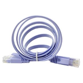 Hemobllo Cat 6 Ethernet Cable - 1.64FT Gigabit Cat 6 Cable Flat Internet Cable High Speed RJ 45 Ethernet Patch Cable Ethernet Cord Network Cable Connector