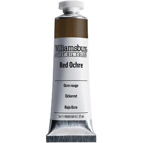 Williamsburg Artist Oil Colors by GOLDEN, Red Ochre, 37 ml tube, Professional Oil Paint, Opaque