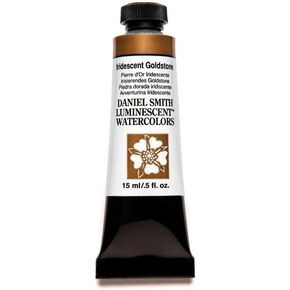 DANIEL SMITH Extra Fine Watercolor Paint, 15ml Tube, Iridescent Gold , stone, 284640018, 0.5 Fl Oz (Pack of 1)