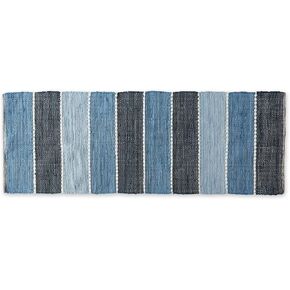 DII Chindi Rug Collection, Reversible, Recycled Yarn, Hand-Dyed, 4x6 Ft, Jadeite