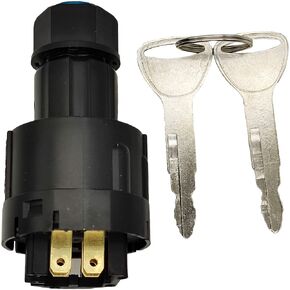 Ignition Starter Switch with 2 Key 57590-23340-71 57590-23342-71 57590-23343-71 Compatible with Toyota Forklift 7 & 8 Series 7FGCU25 7FGCU15 7FGCU30 7FG25