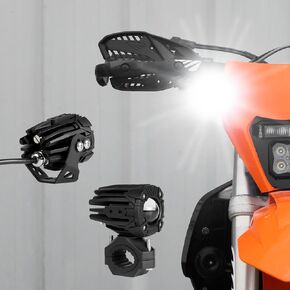 XKGLOW 2in Dual Mode LED Driving Light Kit for Motorcycles, UTVs & ATVs
