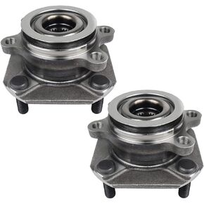 Autoround 513297 Pair Front Wheel Hub Assembly Replacement for Nissan Sentra 2007 2008 2009 2010 2011 2012 2.0L Only 4 Lugs w/ABS