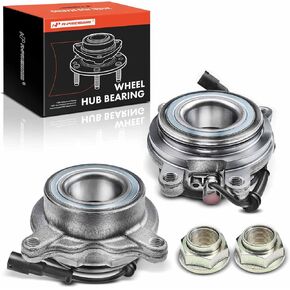 A-Premium 2 x Rear Wheel Bearing and Hub Assembly with ABS Compatible with Land Rover Discovery 1999-2004