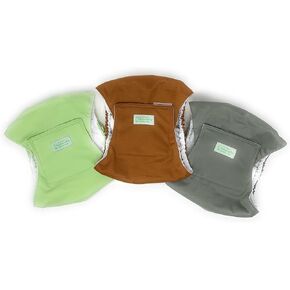 Dr. Judy Morgan's Naturally Healthy Pets Washable Male Dog Diaper Belly Band wrap Solid Colors (Small)