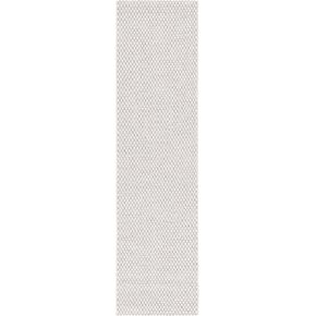 SAFAVIEH Sisal All-Weather Collection Runner Rug - 2'2" x 8', Beige, Geometric Design, Ideal for High Traffic areas in Entryway, Kitchen & Bathroom (SAW460C-28)