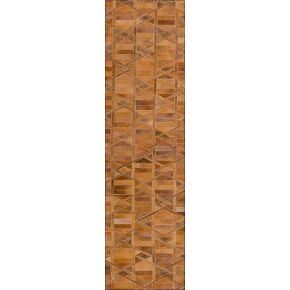 Laredo ALR34 Brown Washable 2'3" x 7'6" Indoor Outdoor Hallway Runner Rug, Stain Resistant Washable Kitchen Area Carpet for Bathroom, Entry, Patio, Laundry and Bedroom Rug