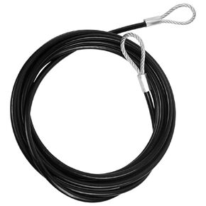 Aoneky 5/32'' Double Loop Steel Cable (10 ft)