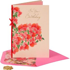 NIQUEA.D Happy Birthday Card, Bougainvillea (NB-0002)