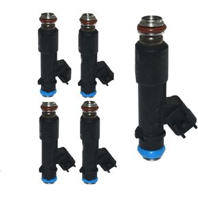Fuel Injector 5PCS 12599504 Compatible with 08-12 Chevrolet Colorado GMC Canyon Hummer H3 T Isuzu i-370
