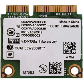 Laptop Card, Dual Band 2.4G/5G Mini PCI E 300Mbps 802.11AN Laptop Network Card for intel 6250AGN&WiMax for DELL ASUS Toshiba