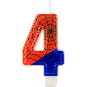 Spider Candle, Spider Web Candles Number Candle Cake Topper Candle Birthday Cake Candles Spider Birthday Decorations for Boy Spider Themed Birthday Party Halloween Party Supplies (0)