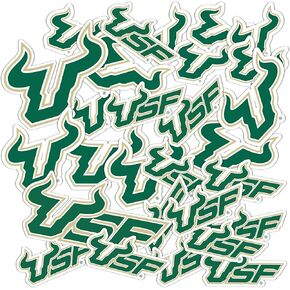 Desert Cactus University of South Florida USF Bulls Stickers Vinyl Decals Laptop Water Bottle Car Scrapbook T1 (Type 1-1)