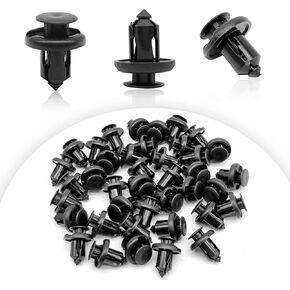 10mm Front Bumper Retainer Clips, 91503-SZ3-003 Nylon Bumper Push-Type Retainer Clips & Fender Liner Clip for Honda and Acura, Automotive Furniture Assembly Expansion Screws Kit Auto - 40PCS