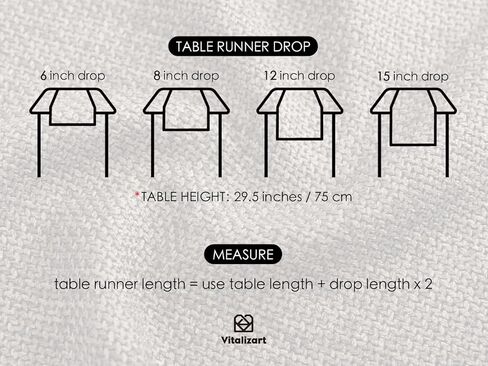 مفرش طاولة كريمي من فيتاليزارت، مفارش طاولة بوهو ريفية منسوجة مقاس 35.56 × 72 بوصة لغرفة الطعام، المزرعة، ديكور المطبخ، المنزل في الهواء الطلق، ديكورات حفلات الزفاف، بيج مع حافة ذهبية in Kuwait