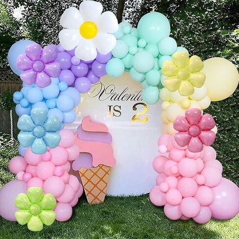 126 قطعة من بالونات باستيل من كاديا، بالونات ماكرون بأحجام مختلفة، وردي أصفر وأزرق وأخضر وأرجواني، بالونات هيليوم لاتكس لأعياد الميلاد، وحفلات استقبال المولود الجديد، وحفلات الزفاف، وحفلات قوس قزح، ومستلزمات تزيين حفلات الأقحوان in Kuwait