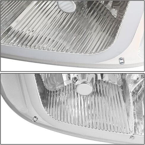 DNA MOTORING HL-LB-DAN99-CH-CL1 Chrome LED DRL Strip Headlight Bumper Lamp Replacement For 02-06 Sierra Yukon Denali in Saudi Arabia