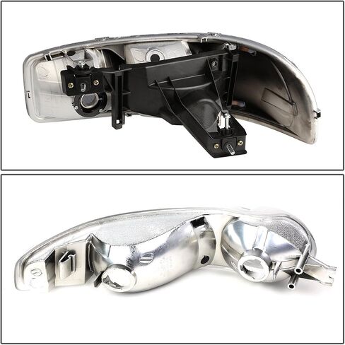 DNA MOTORING HL-LB-DAN99-CH-CL1 Chrome LED DRL Strip Headlight Bumper Lamp Replacement For 02-06 Sierra Yukon Denali in Saudi Arabia