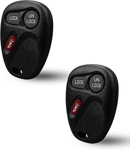 3 Button Remote Key Fob Fit for Chevy GMC Tahoe Silverado Suburban S10 Sierra Yukon Jimmy 1998 1999 2000 2001 2002 KOBUT1BT, Keyless Entry Remote Control Replace 15732803 2 Pcs in Saudi Arabia