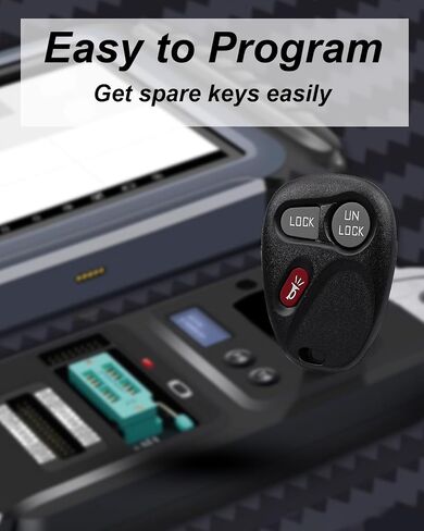 3 Button Remote Key Fob Fit for Chevy GMC Tahoe Silverado Suburban S10 Sierra Yukon Jimmy 1998 1999 2000 2001 2002 KOBUT1BT, Keyless Entry Remote Control Replace 15732803 2 Pcs in Saudi Arabia