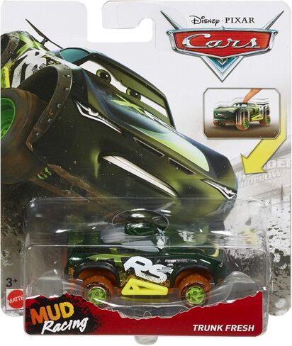 Disney Car Toys XRS Mud Racing Steve Slick Lapage Vehicle 155 Scale Die-Casts, Real Suspensions, Off-Road, Dirt-Splashed Design, All-Terrain Wheels, Ages 3 and upâ€‹ in Saudi Arabia