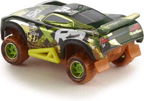 Disney Car Toys XRS Mud Racing Steve Slick Lapage Vehicle 155 Scale Die-Casts, Real Suspensions, Off-Road, Dirt-Splashed Design, All-Terrain Wheels, Ages 3 and upâ€‹ in Saudi Arabia