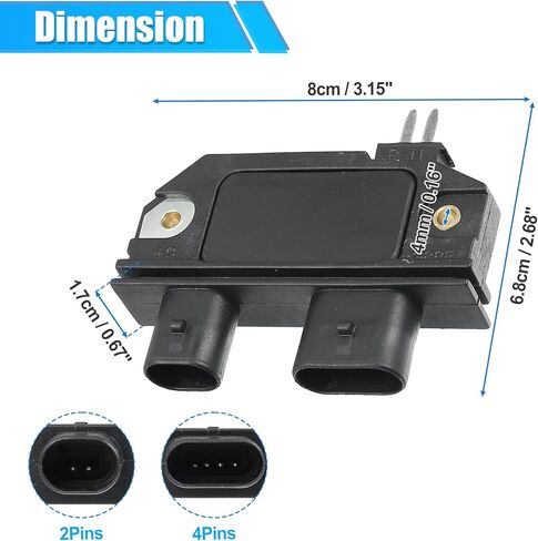 وحدة الإشعال X AUTOHAUX لـ فولفو بنتا لـ Gm لـ Mercury Marine 811637 811637t 850487 18-5107-1 10482830 16139399 D1965a 3854003 811637001 in Saudi Arabia