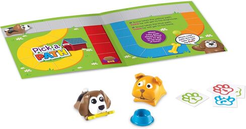 Learning Resources Coding Critters Pair-A-Pets Dogs Hunter & Scout,Screen-Free Early Coding Toy For Kids, Interactive STEM Coding Pet, 5 Pieces, Ages 4+ in Saudi Arabia
