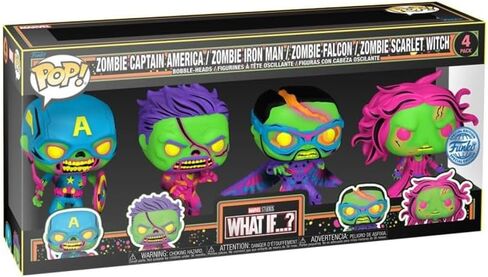 ماذا إذا...؟ - Blacklight US Exclusive Pop! 4 عبوات من الفينيل in Saudi Arabia