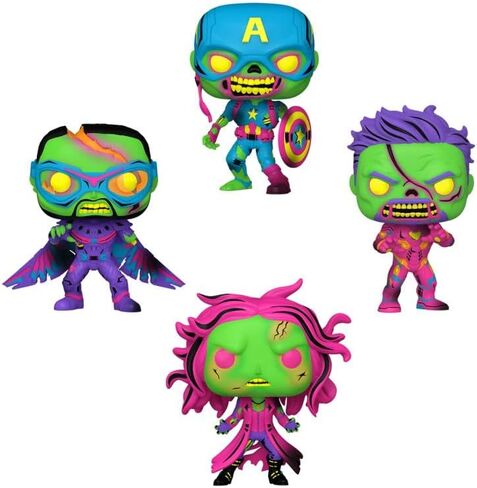 ماذا إذا...؟ - Blacklight US Exclusive Pop! 4 عبوات من الفينيل in Saudi Arabia
